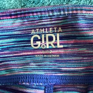 Athleta girl purple leggings
